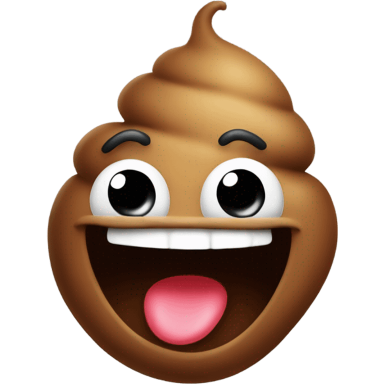 Poop that have a smiley face emoji