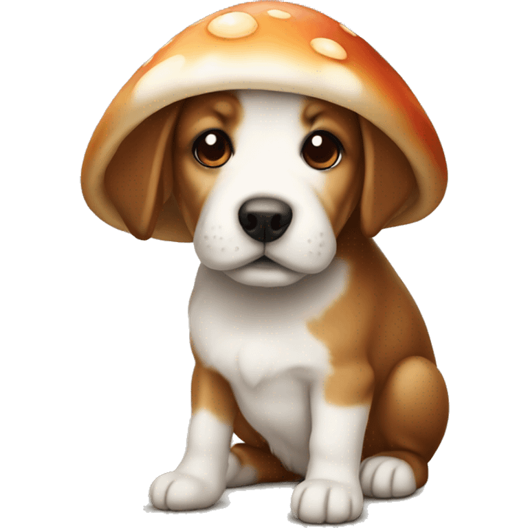 mushroom puppy emoji