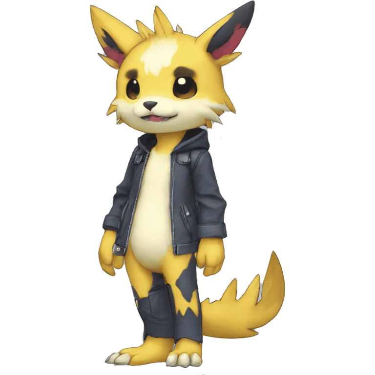  kawaii cool edgy Digimon-Fakemon-animal full body emoji