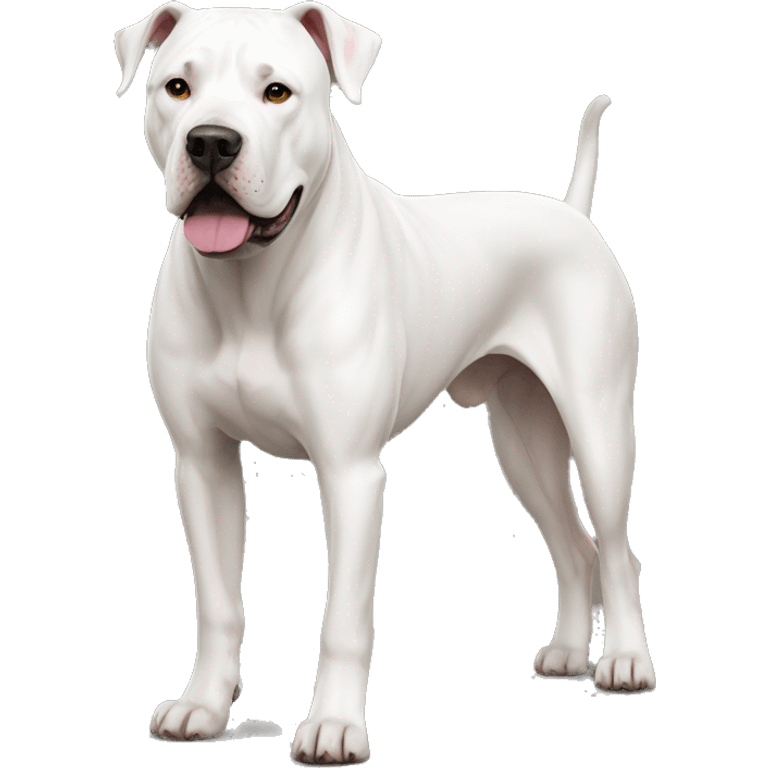 Dogo Argentino Dog Breed Full Body emoji