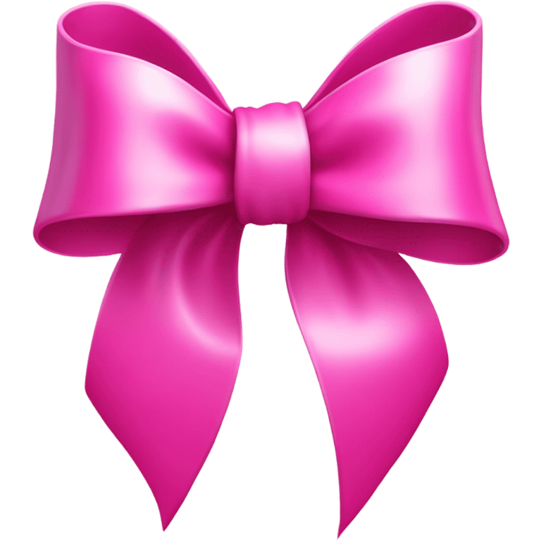 Pink bow emoji