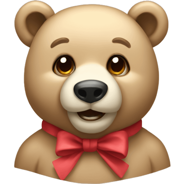 orso con fiocco  emoji