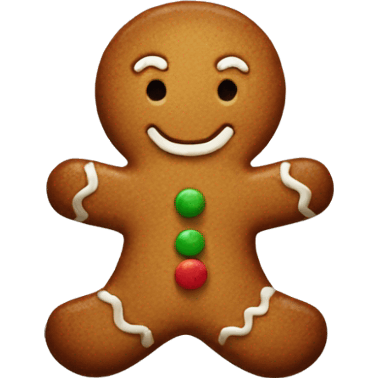 gingerbread man emoji