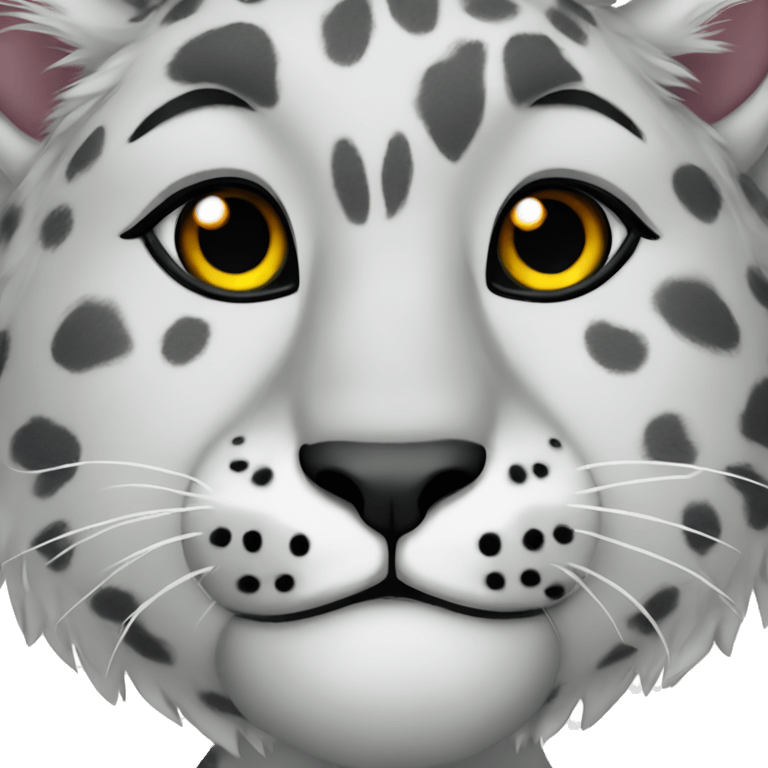 snow leopard emoji