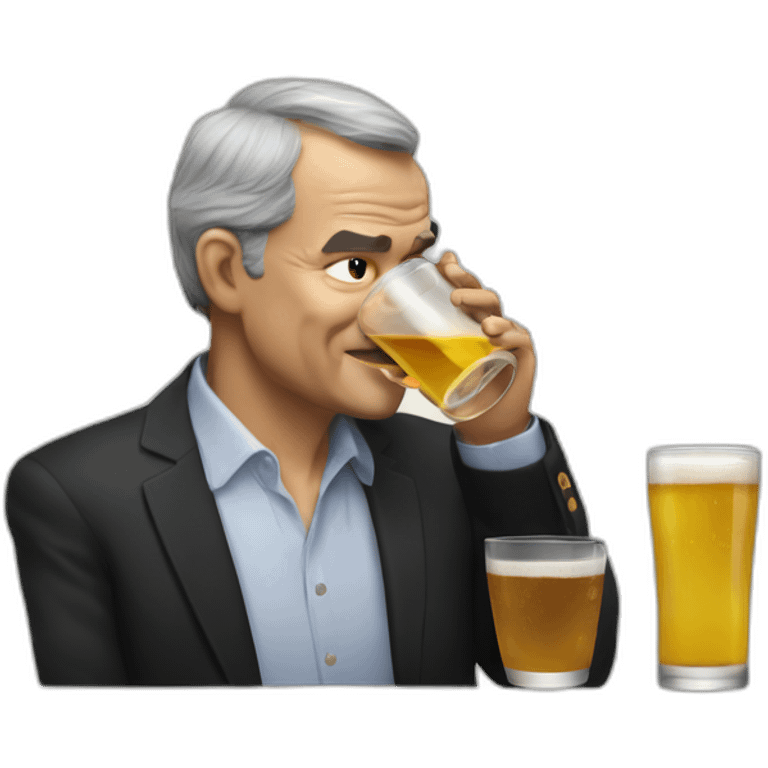 Martin sorell drinking te emoji