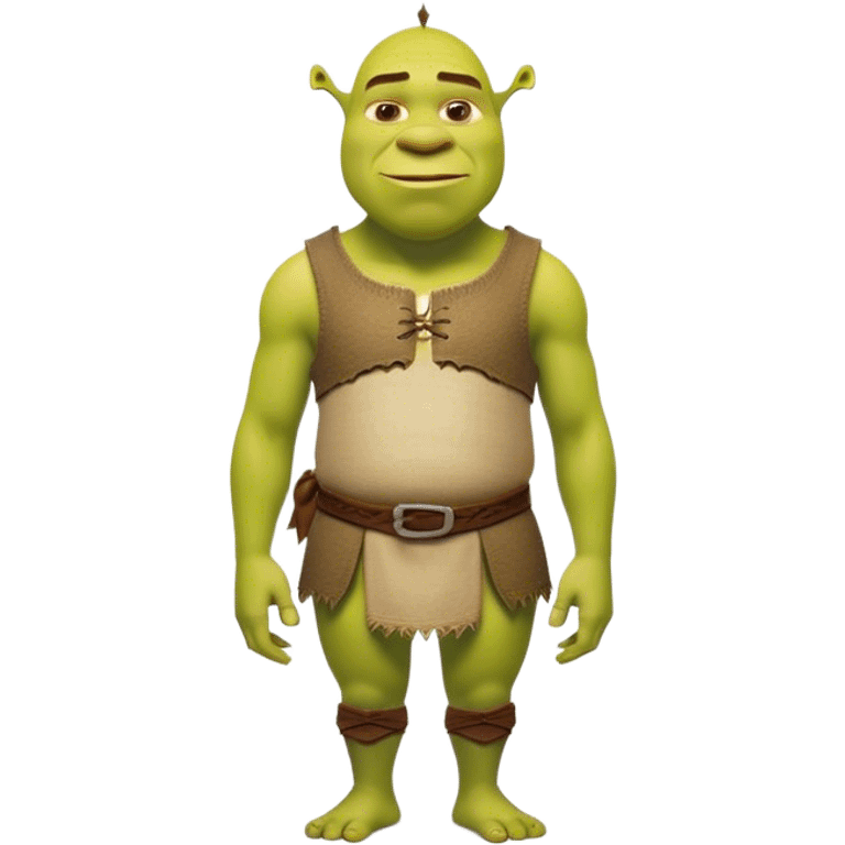 Very Slim Shrek fullbody emoji