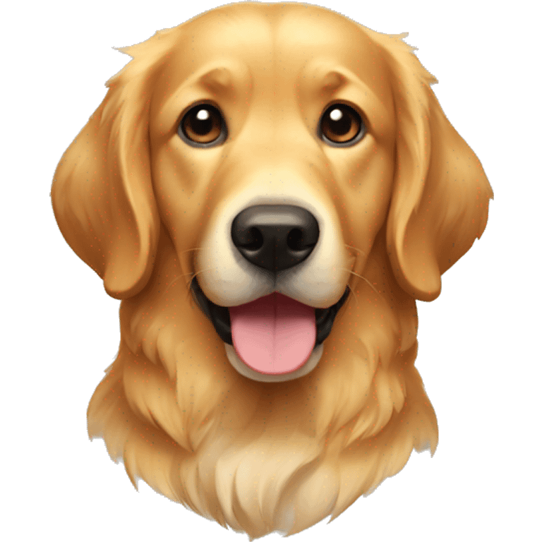 cachorro Golden retriver emoji