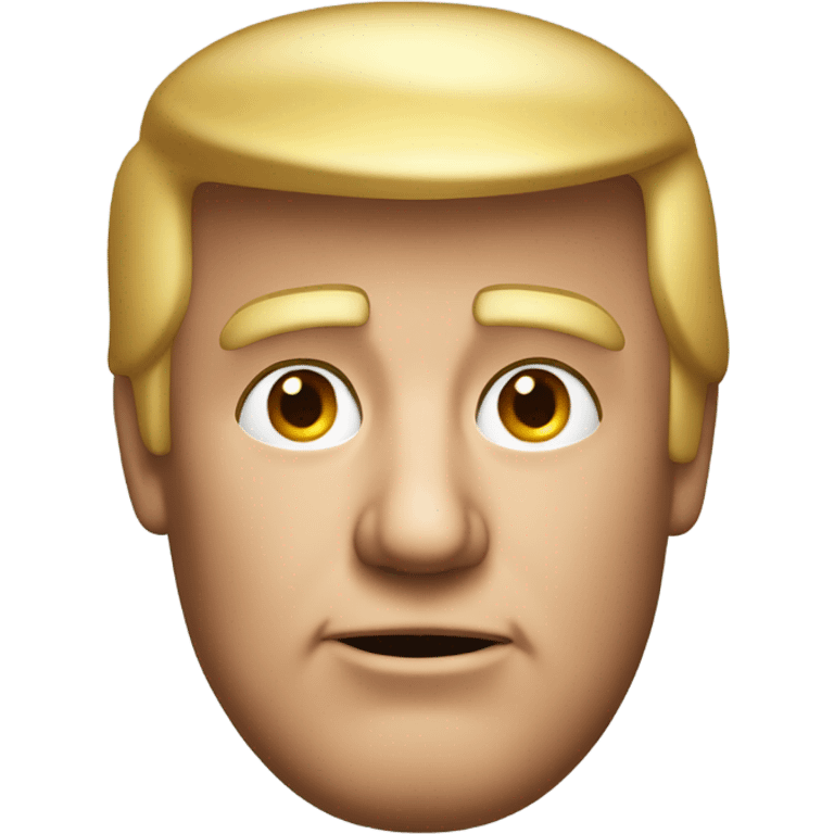 Donald Trump's face emoji