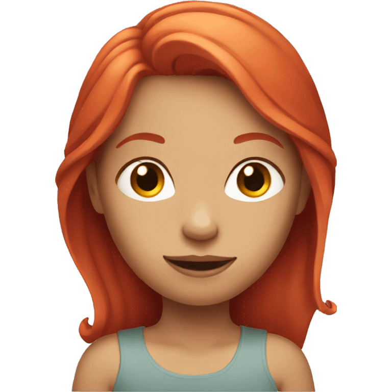 Red haired girl emoji