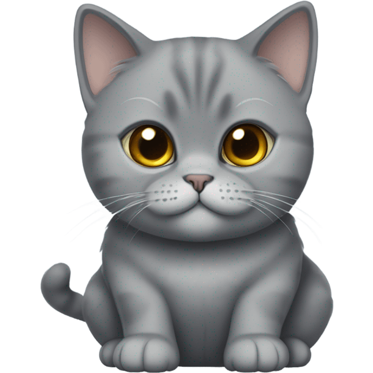 grey british shorthair emoji