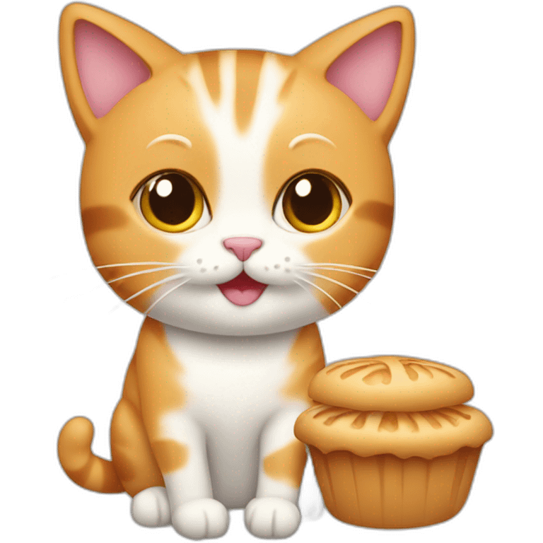 cat making bakery emoji