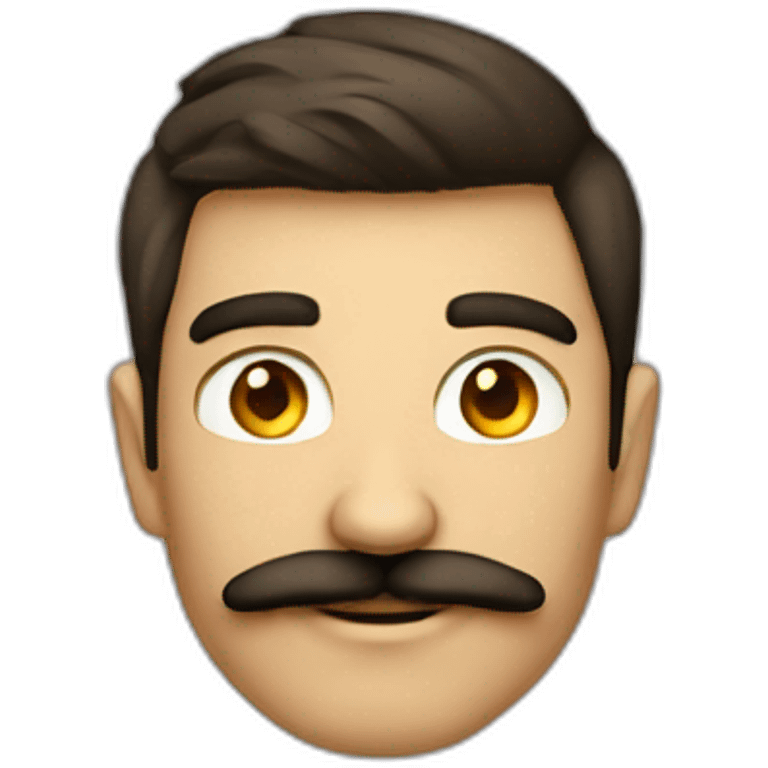 22 years old indie hacker guy have small mostache emoji