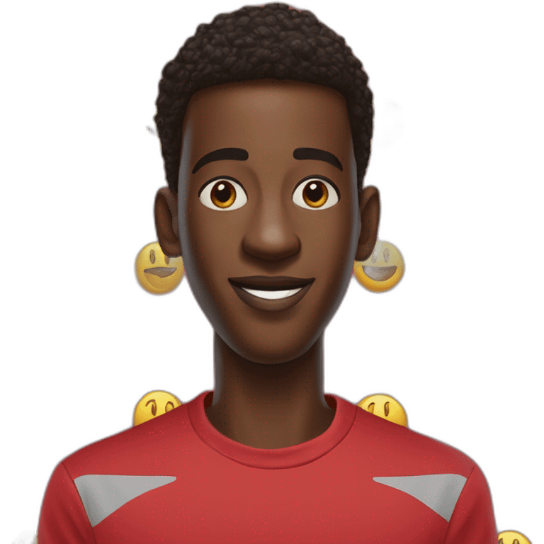 hyper realistic marques brownlee in red tshirt emoji