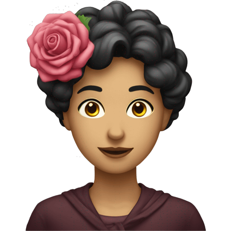 Rosa nera emoji