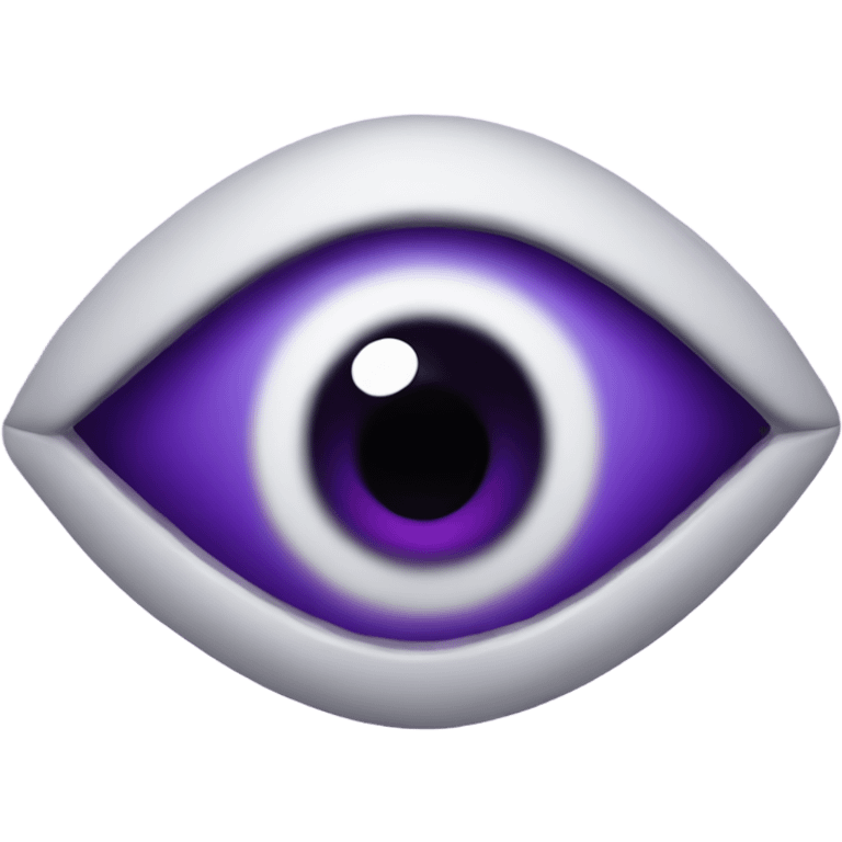 evil eye that's purple emoji