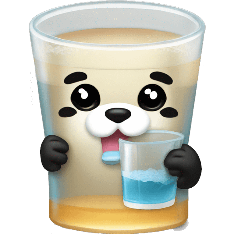 tee drink panda emoji