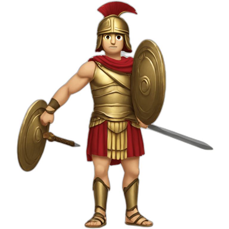 Athenian warrior emoji