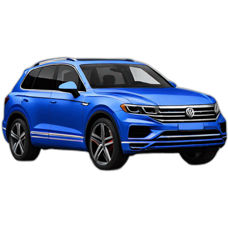 Volkswagen touareg R5 azul emoji