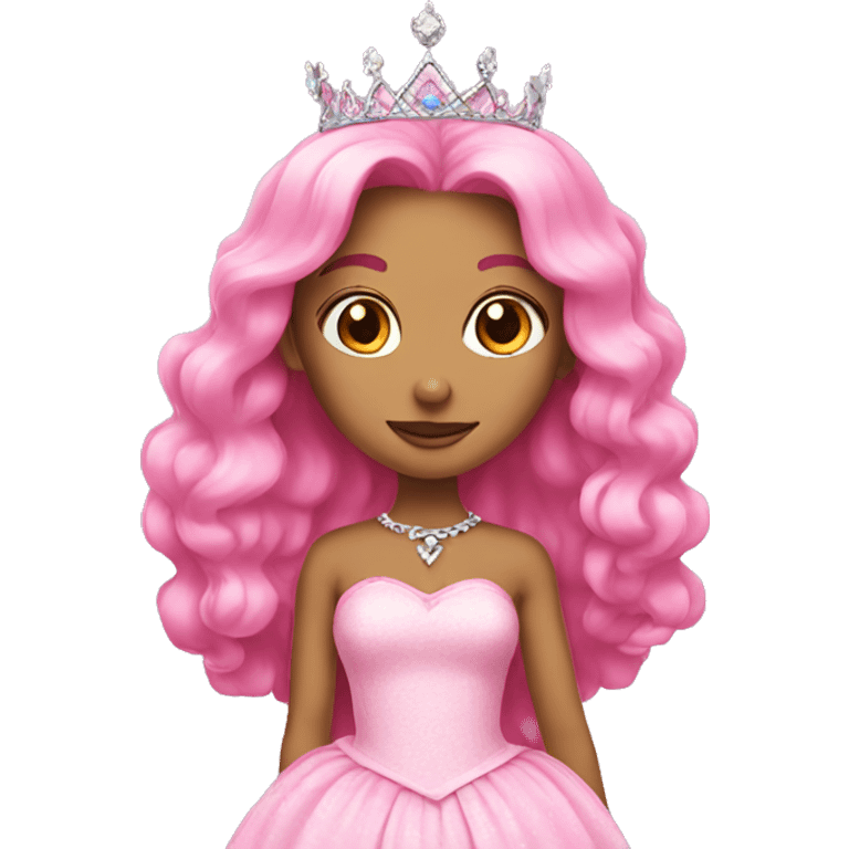 pink princess emoji