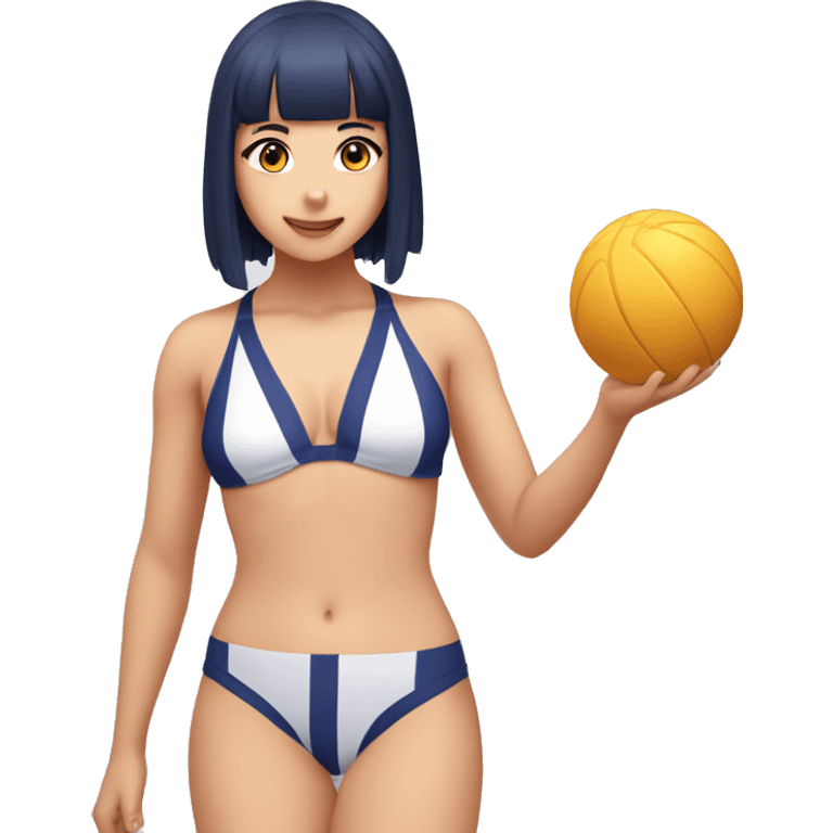 Hinata en maillot de bain emoji