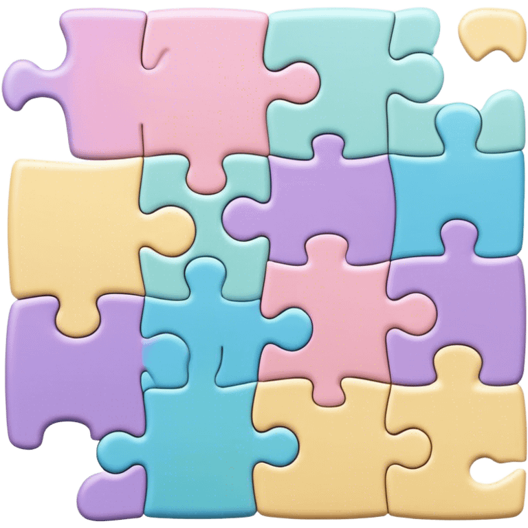 pastel puzzle emoji