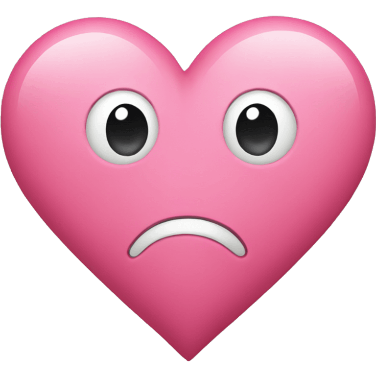 Pink heart  emoji