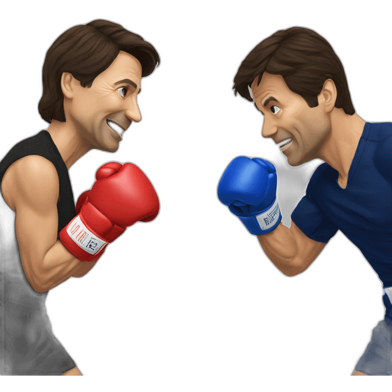 giorgia meloni and giuseppe conte boxing emoji