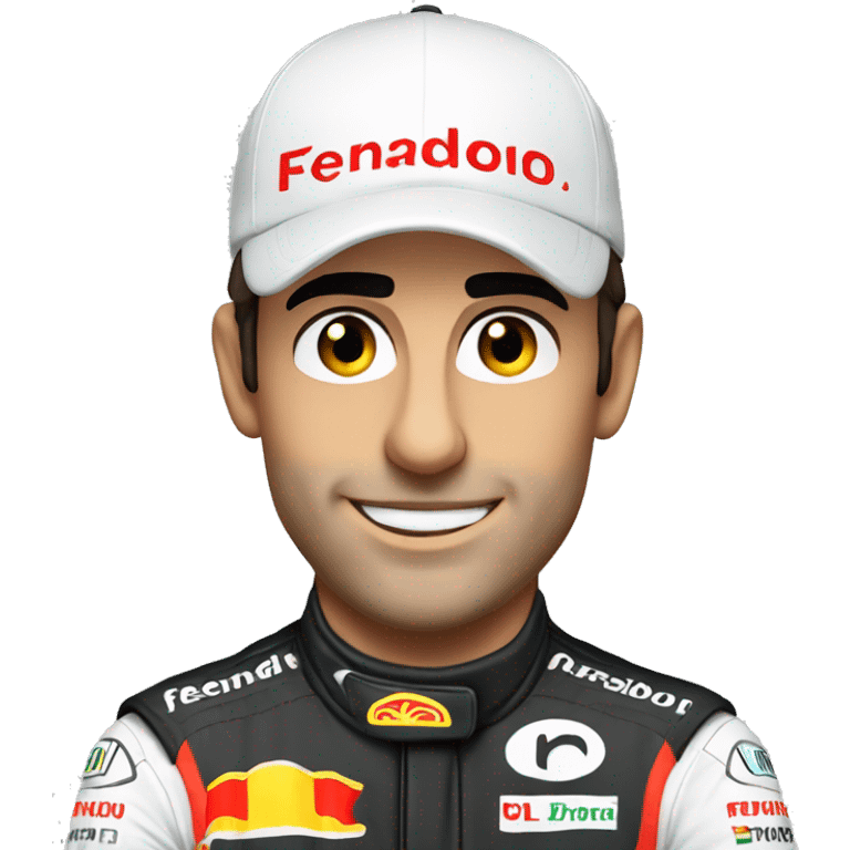 Fernando Alosno F1 driver from Spain emoji