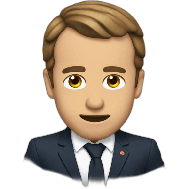 Macron qui dab emoji