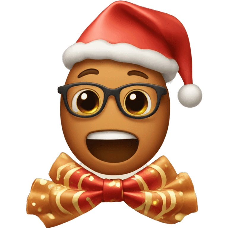 red caramel new year  emoji