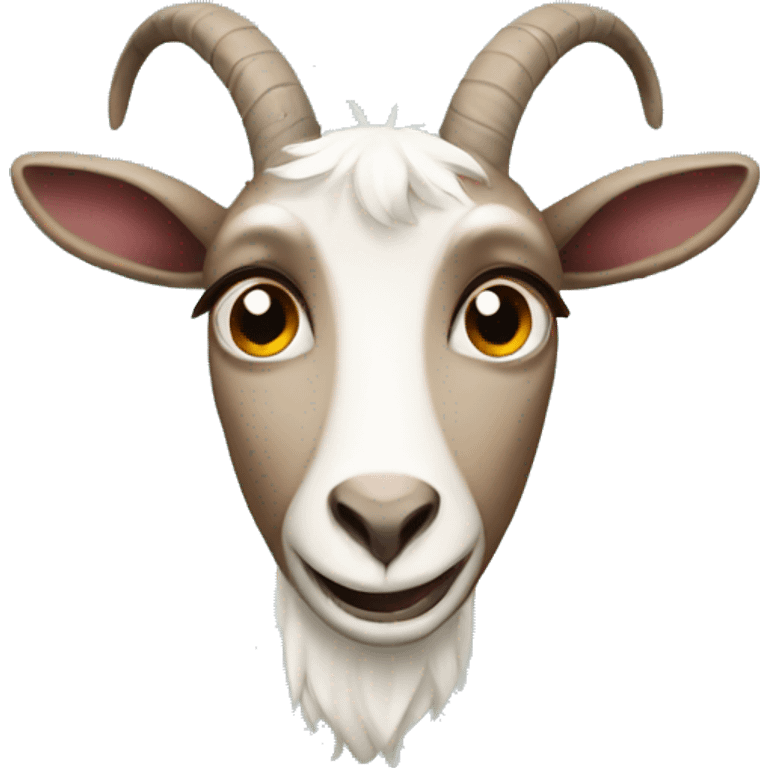 funny crying goat emoji