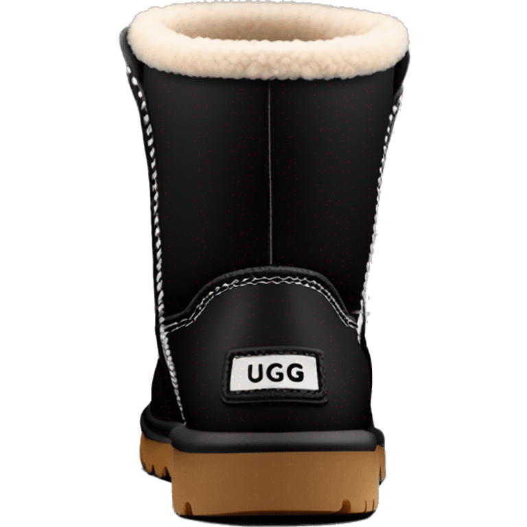 Ugg mini boots black  emoji