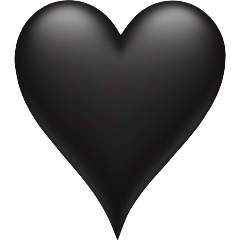 Black hearts emoji