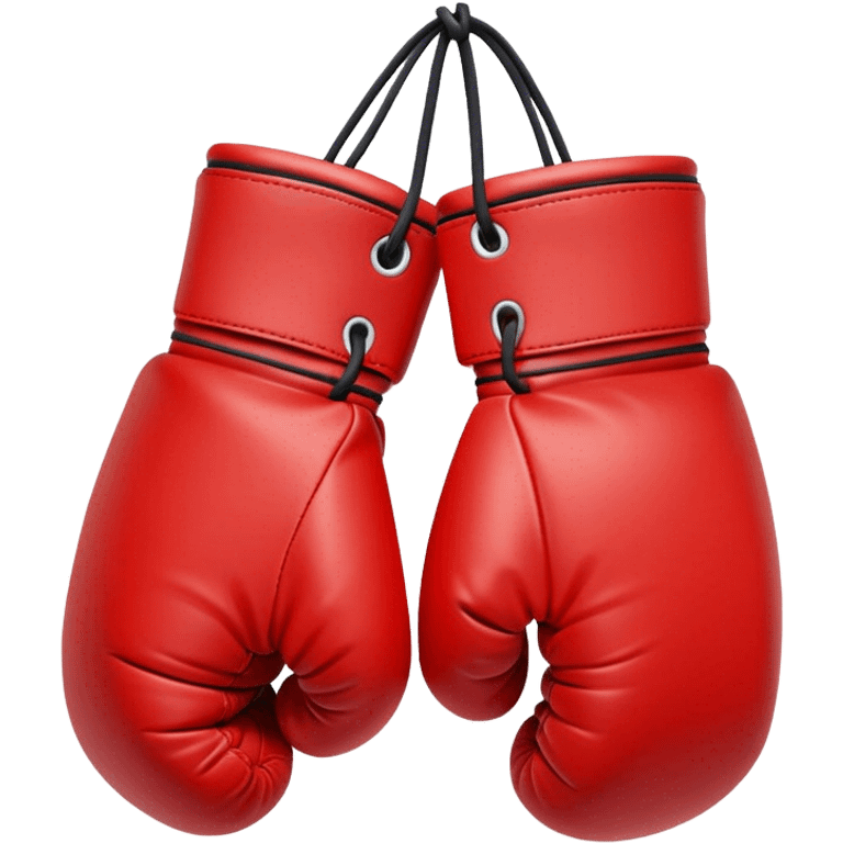 red pastel boxing gloves emoji