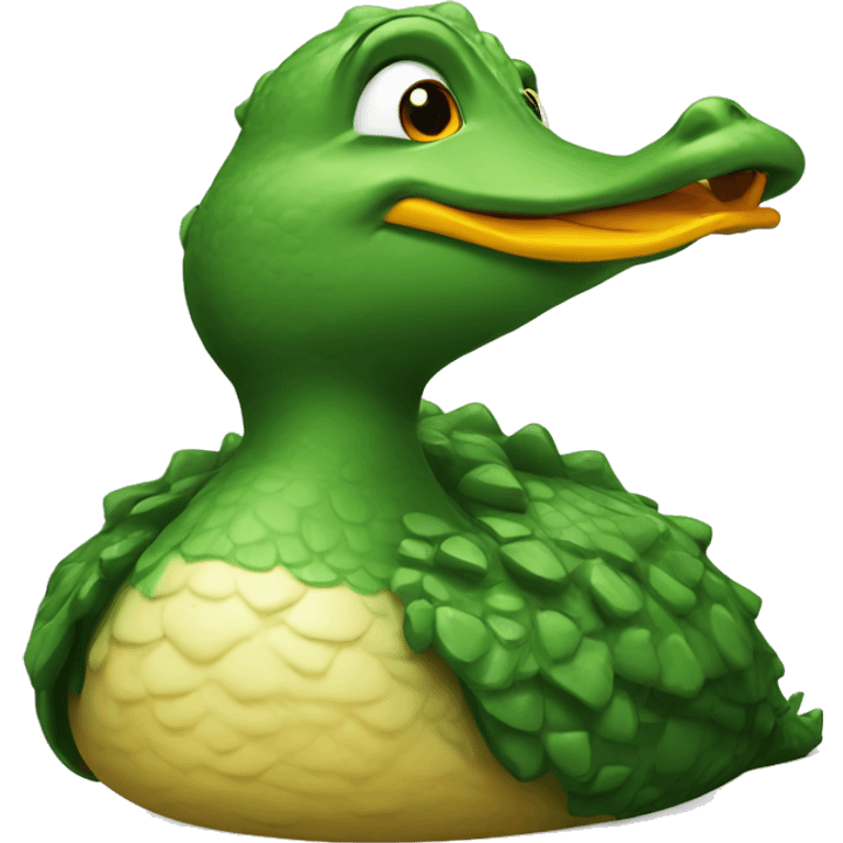 crocodile duck emoji