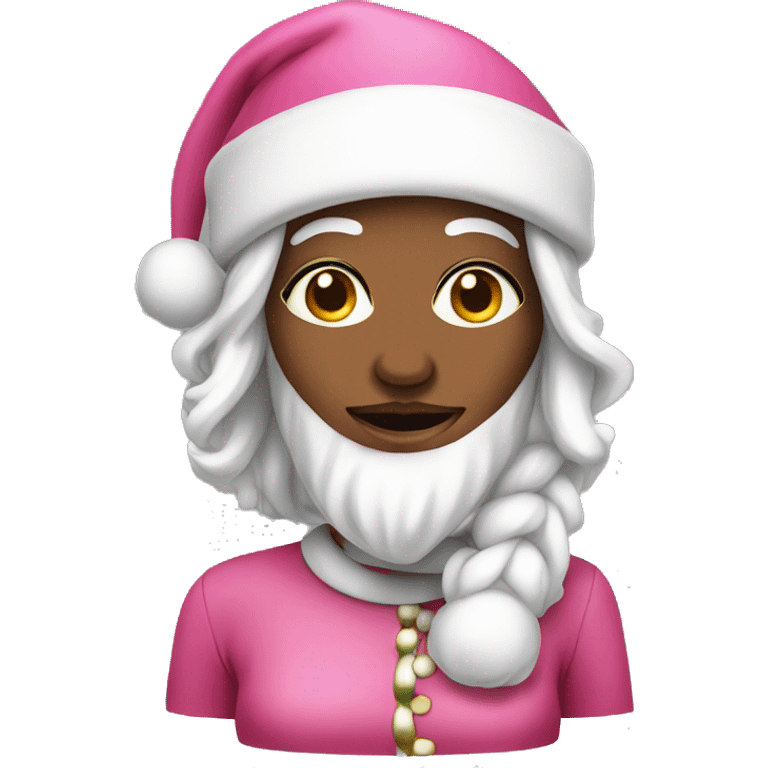 pink santa woman emoji