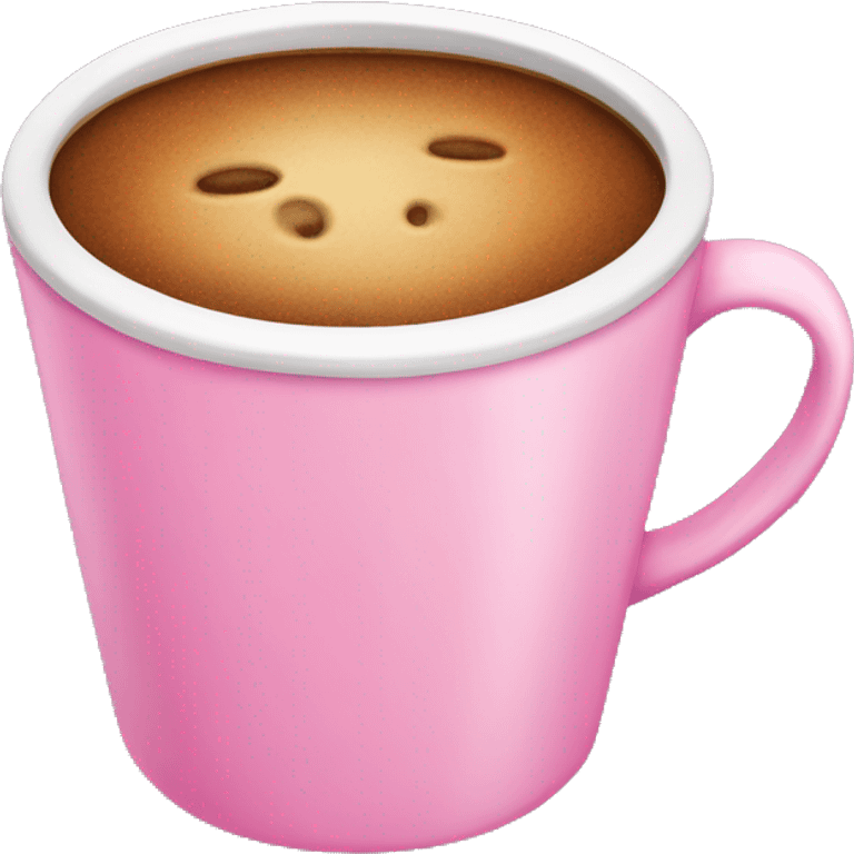 Pink coffeecup emoji