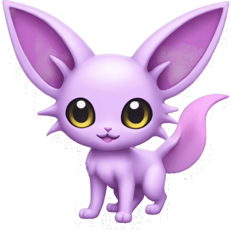 Kawaii Espeon full body emoji