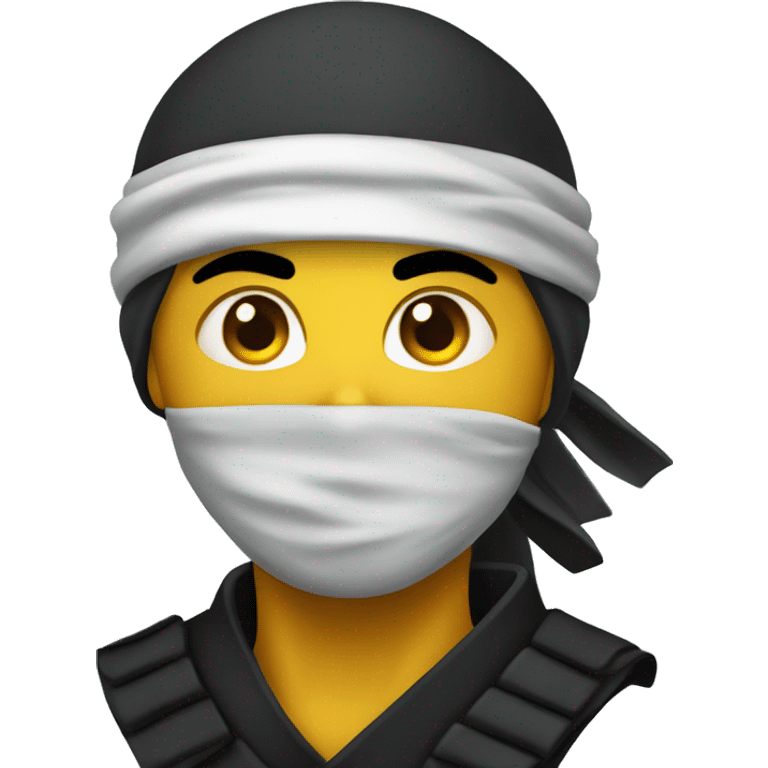 ninja con dinero emoji