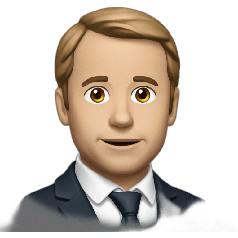 Macron chien emoji