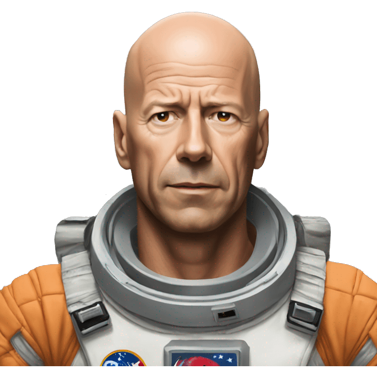 bruce willis from the armageddon in the spacesuit emoji