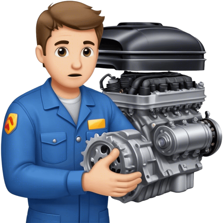 Confused mechanic  emoji