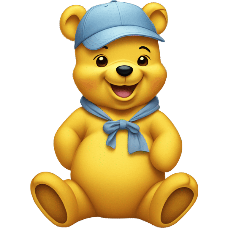 Winnie Pooh on Summer  emoji