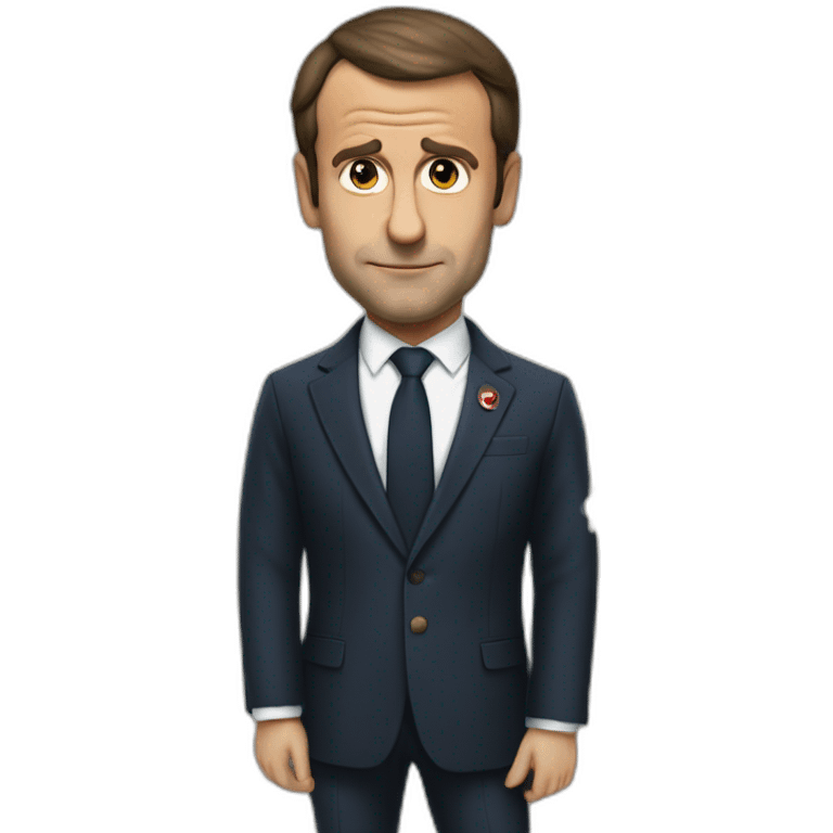 emanuel macron fume une clope emoji