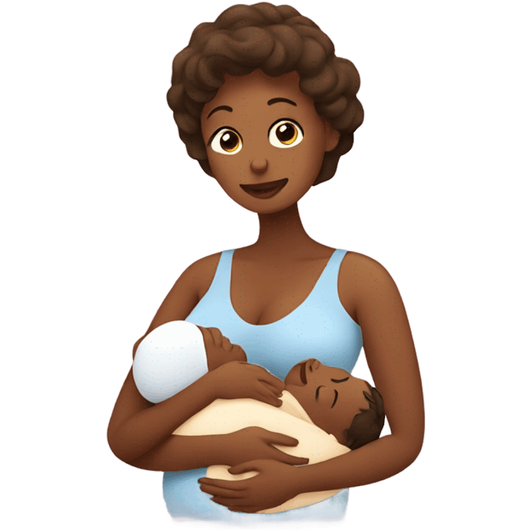 Breastfeeding mama emoji