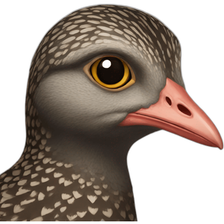 Black francolin emoji