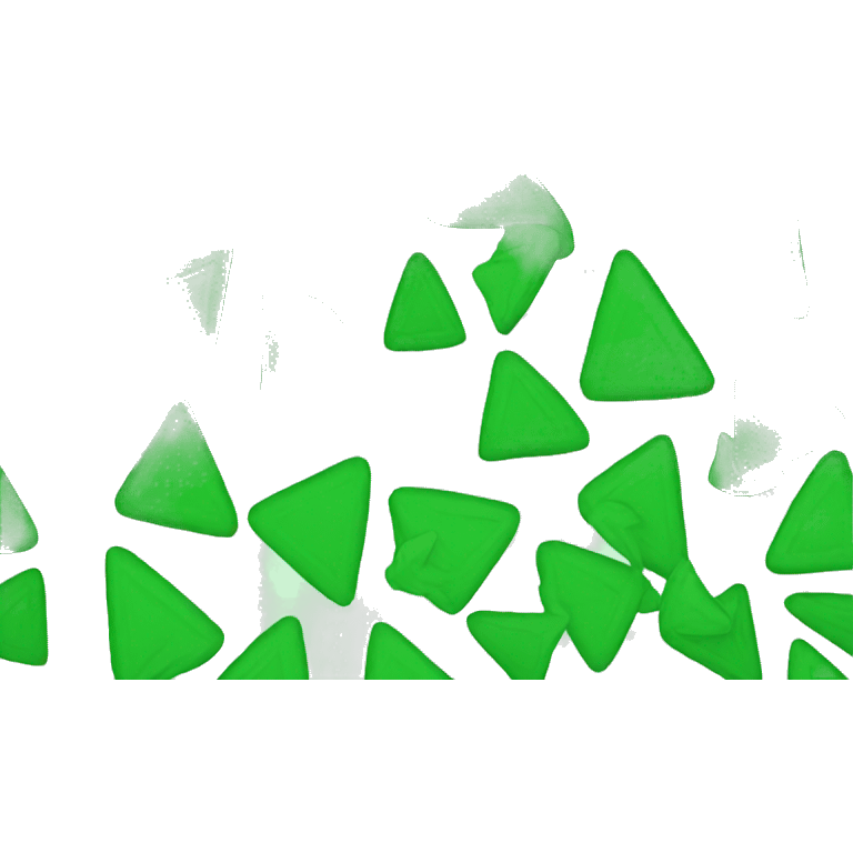 Green downward triangle emoji