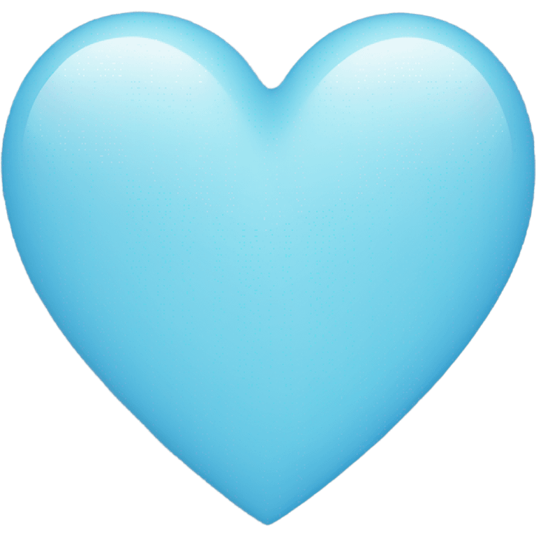 Light blue heart emoji