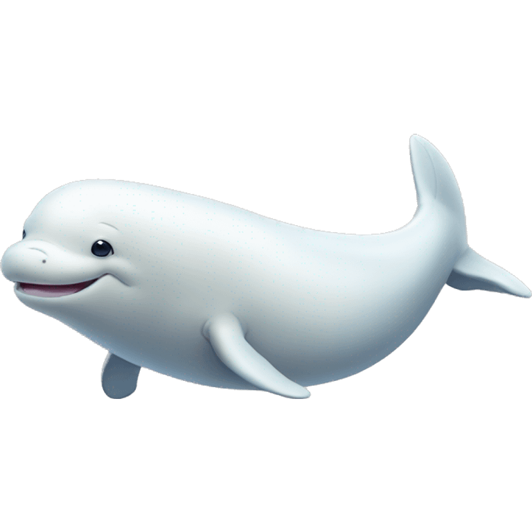 Beluga whale  emoji