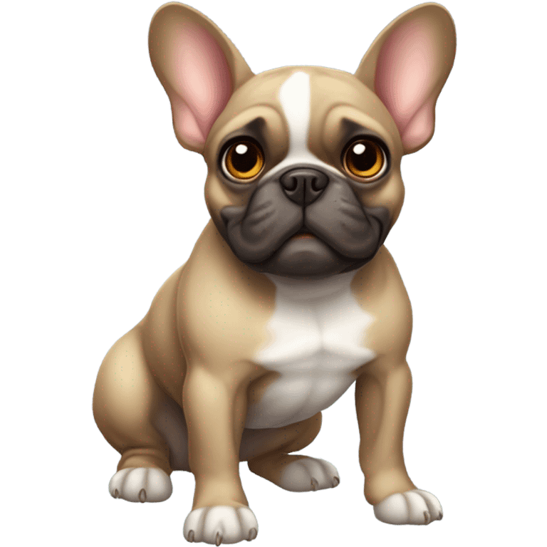 French bulldog  emoji